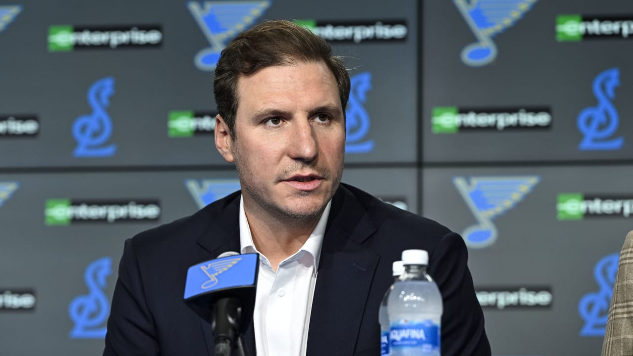Steen takes over as Blues GM on eve of NHL free agency