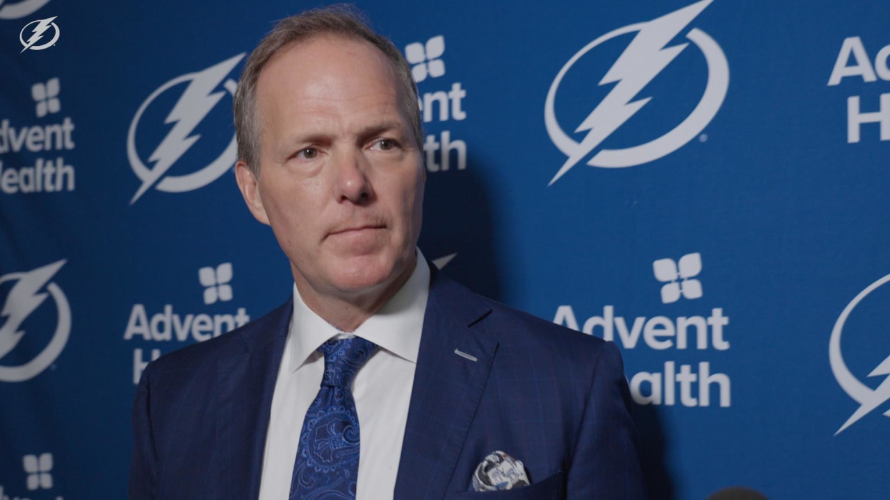 Jon Cooper Postgame at New Jersey Devils Tampa Bay Lightning