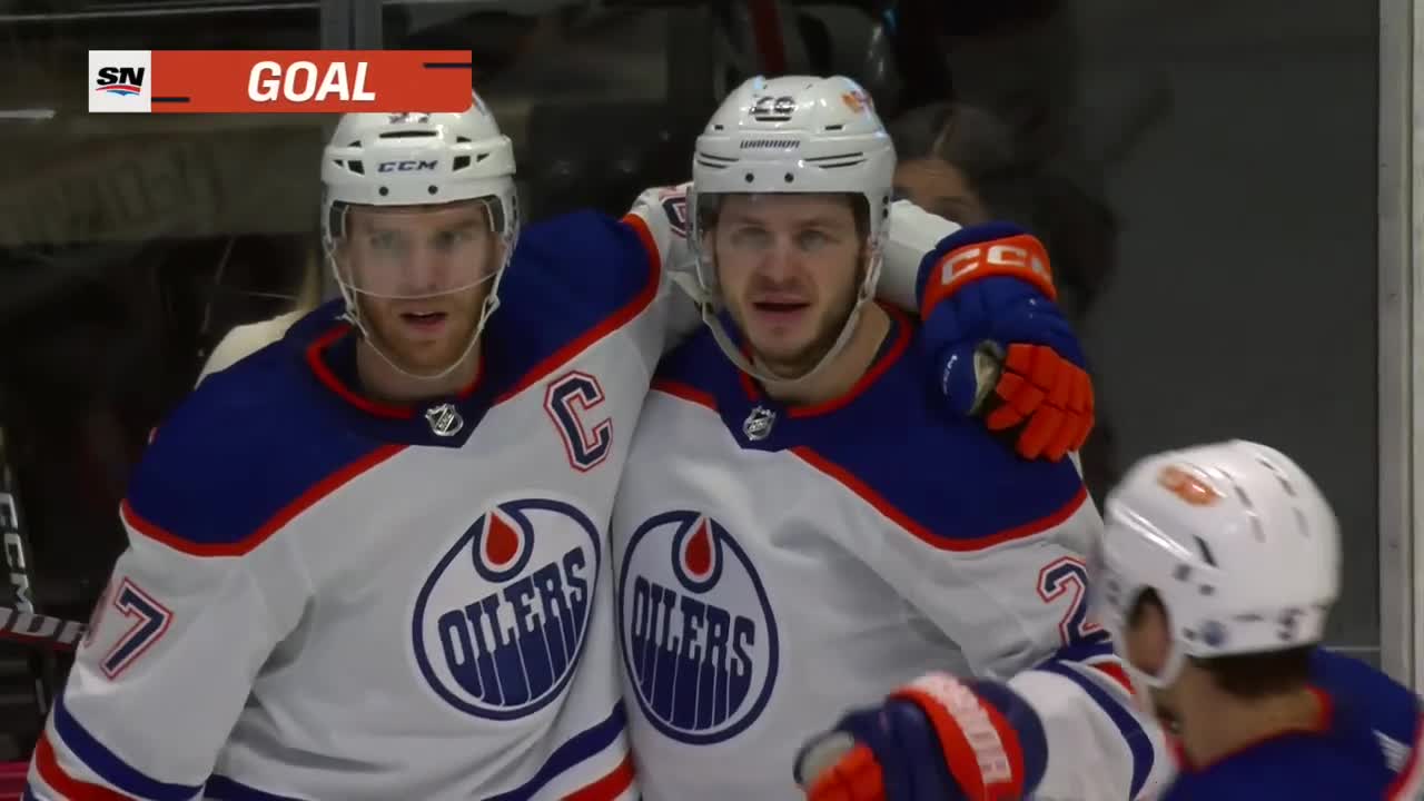 Janmark scores goal Edmonton Oilers