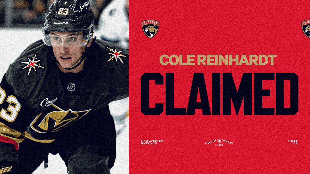 Florida Panthers Claim Forward Cole Reinhardt Off Waivers | Florida Panthers