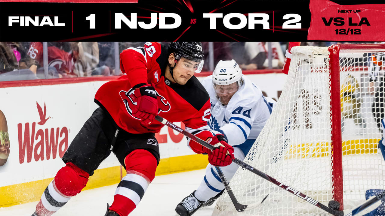 Despite Owning Play, Devils Lose to Leafs | GAME STORY | New Jersey Devils