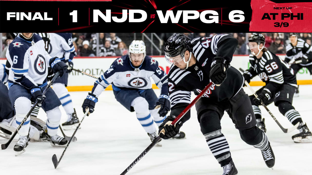 Devils Topped by League-Best Jets | GAME STORY | New Jersey Devils