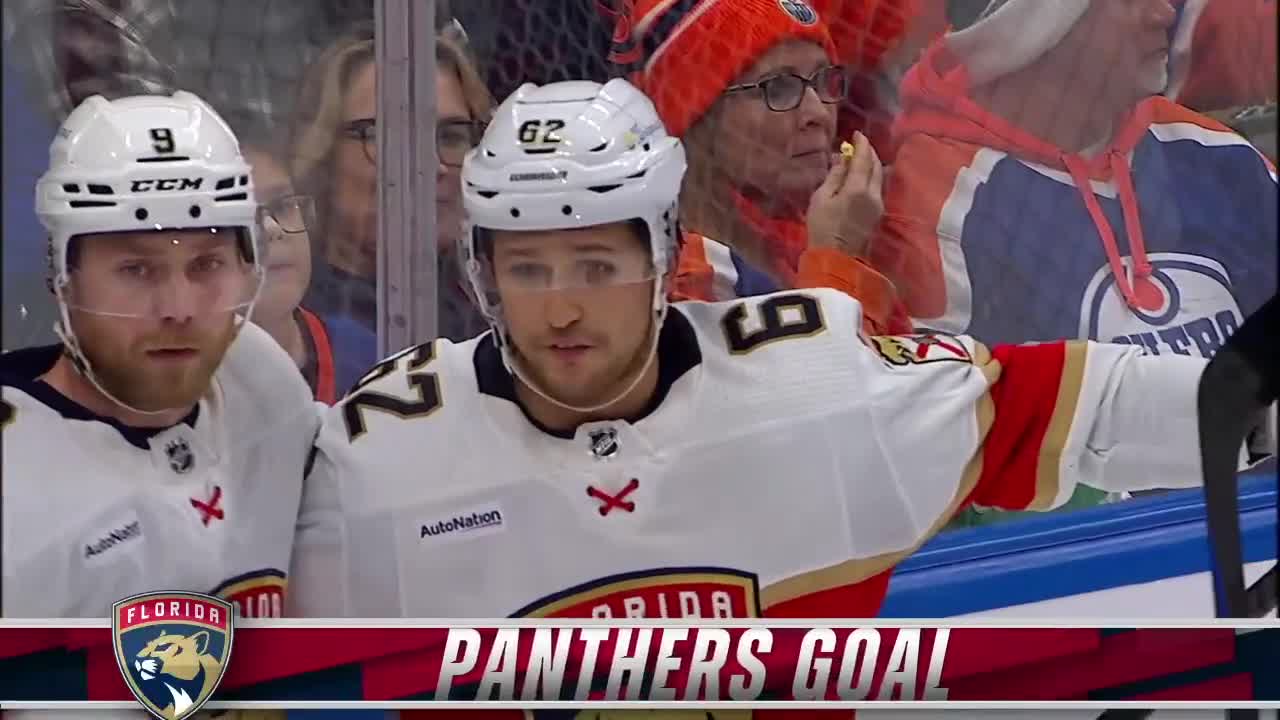 FLAEDM Montour scores goal against Calvin Pickard