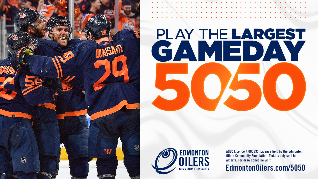 RELEASE: EOCF 50/50 raffle returns for 2022-23 season | Edmonton Oilers