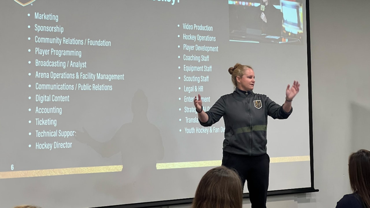 VGK's Sheri Hudspeth Helps Grow Hockey Worldwide at IIHF Women's Worlds Leadership Summit in Czechia | Vegas Golden Knights