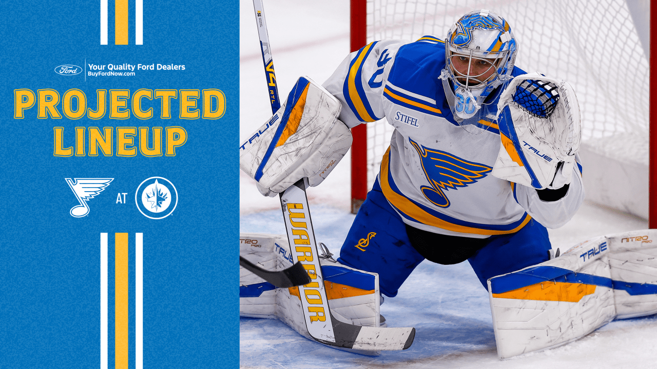 Projected Lineup: Jan. 20 at Winnipeg