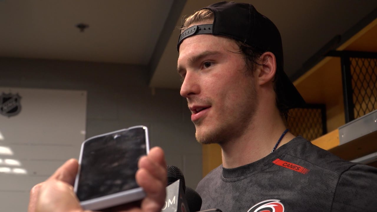 Postgame Quotes Svechnikov Carolina Hurricanes