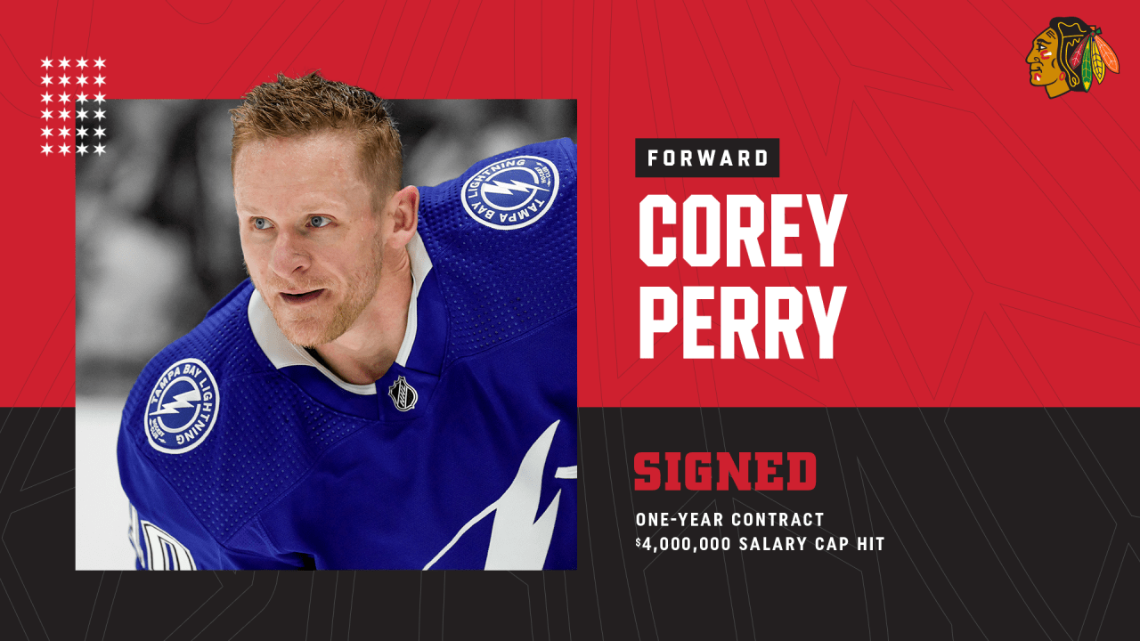 Canadiens add Corey Perry on one-year deal - NBC Sports