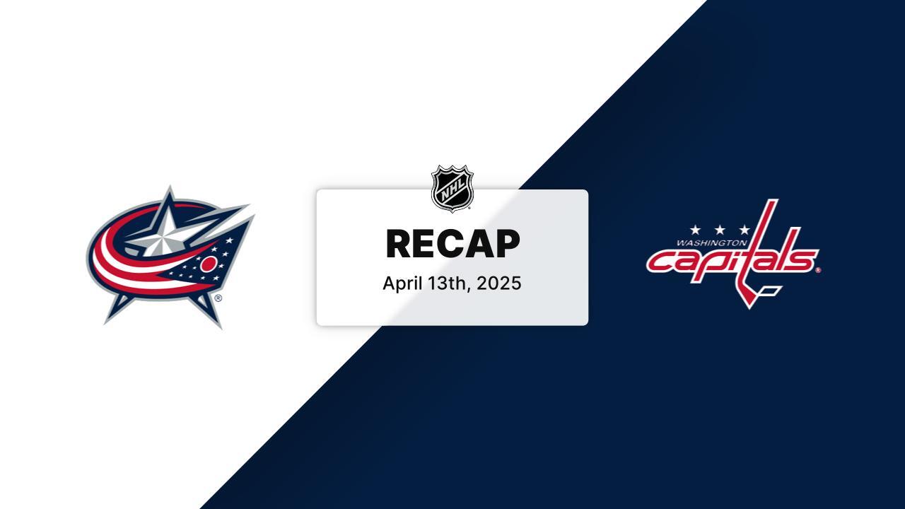 CBJ at WSH | Recap | Columbus Blue Jackets