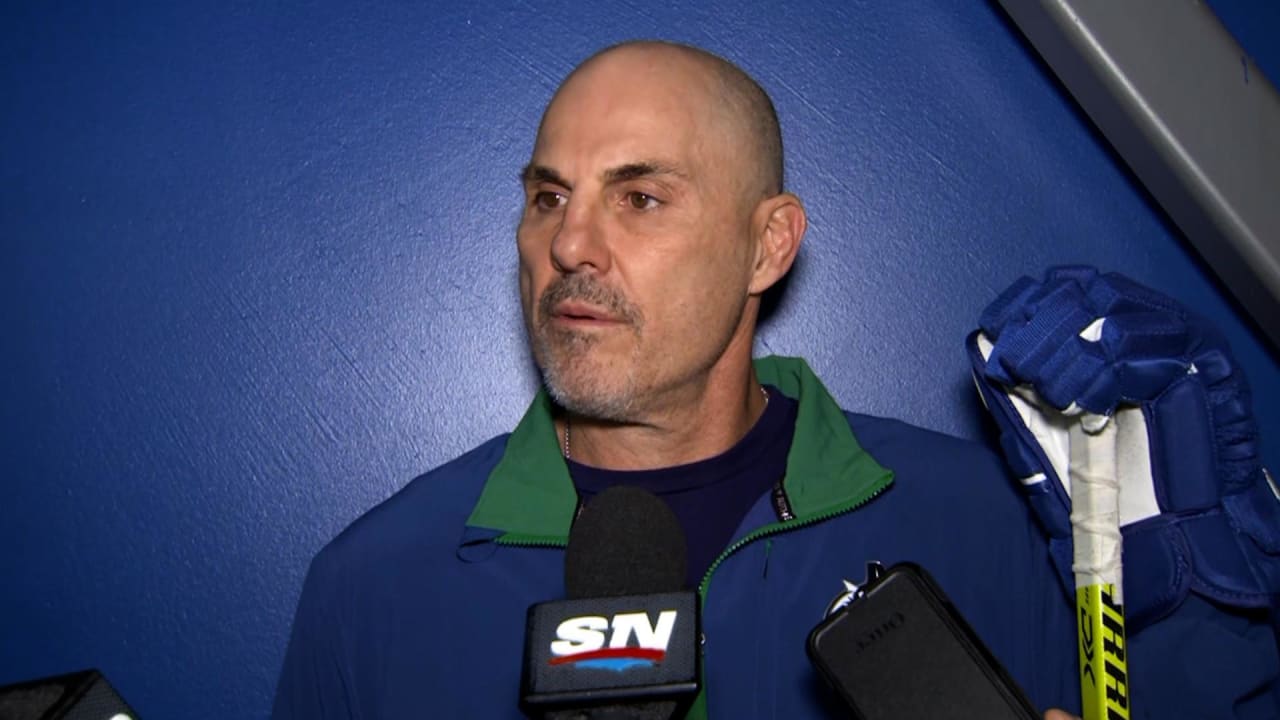 PRACTICE | Coach Rick Tocchet | Vancouver Canucks