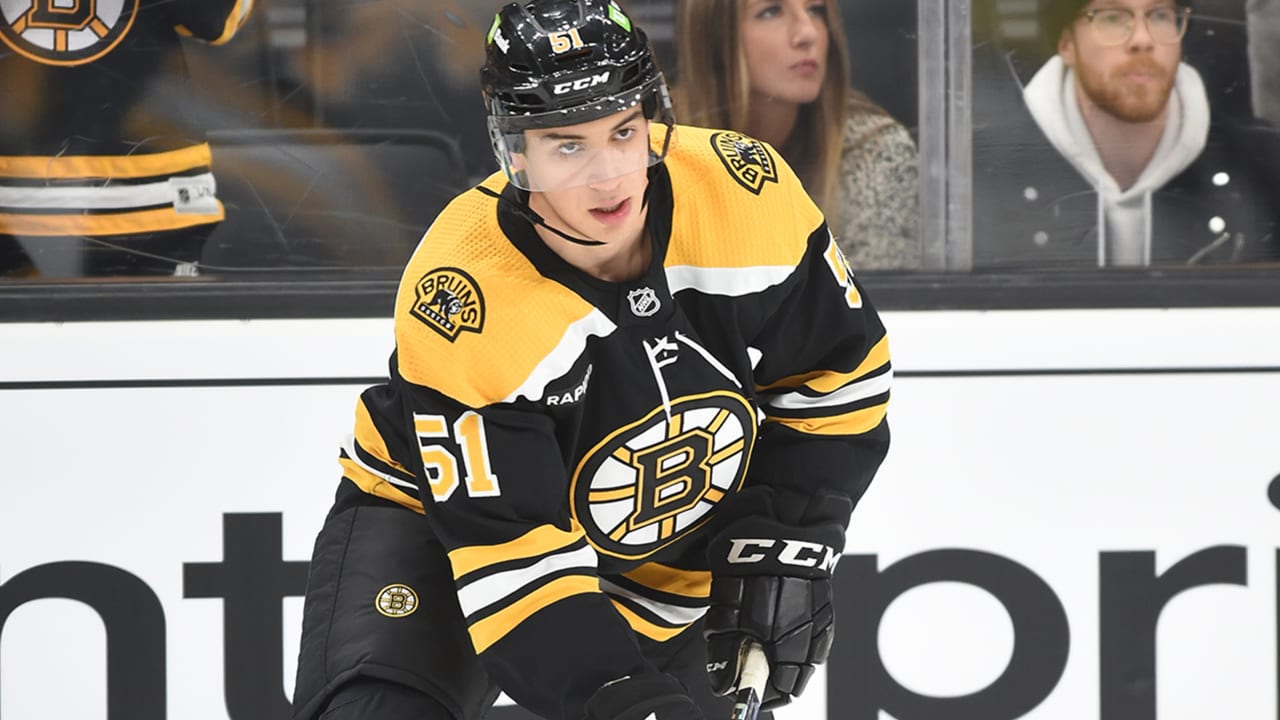 Bruins rookie Matt Poitras scores his first two NHL goals