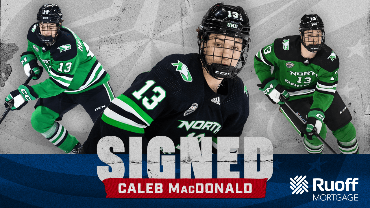 Blue Jackets sign defenseman Caleb MacDonald to entry level contract | Columbus Blue Jackets