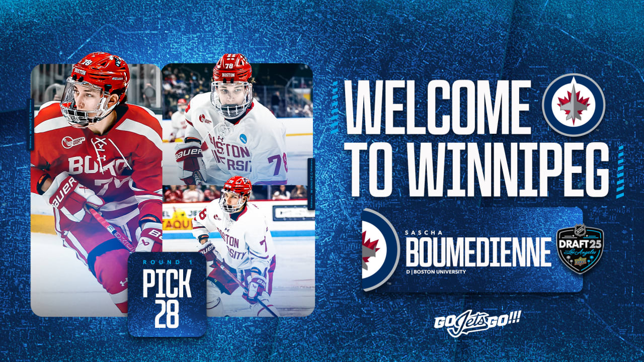 Jets select Sascha Boumedienne 28th overall in the 2025 NHL Draft | Winnipeg Jets