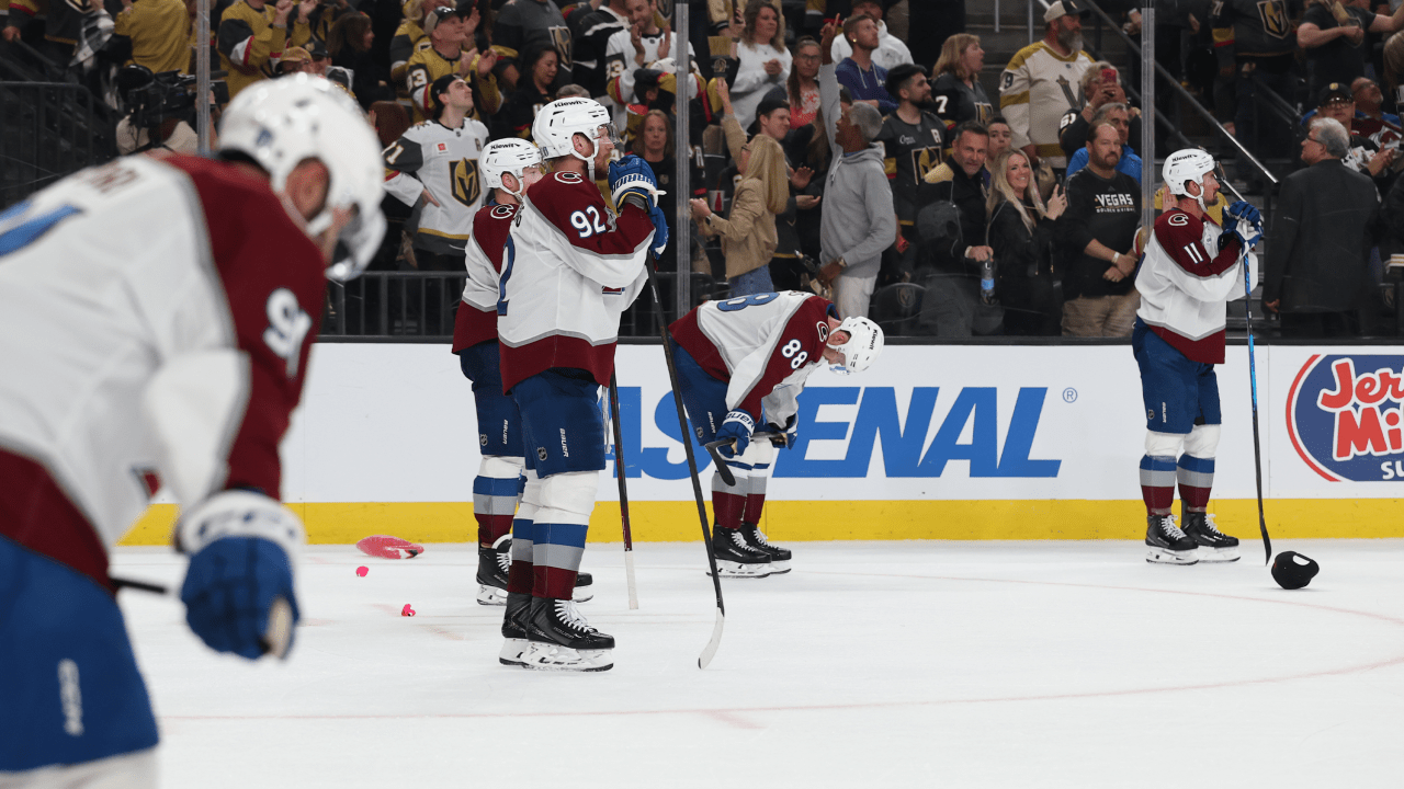 Avalanche find sweep in Western Conference Final hard to swallow