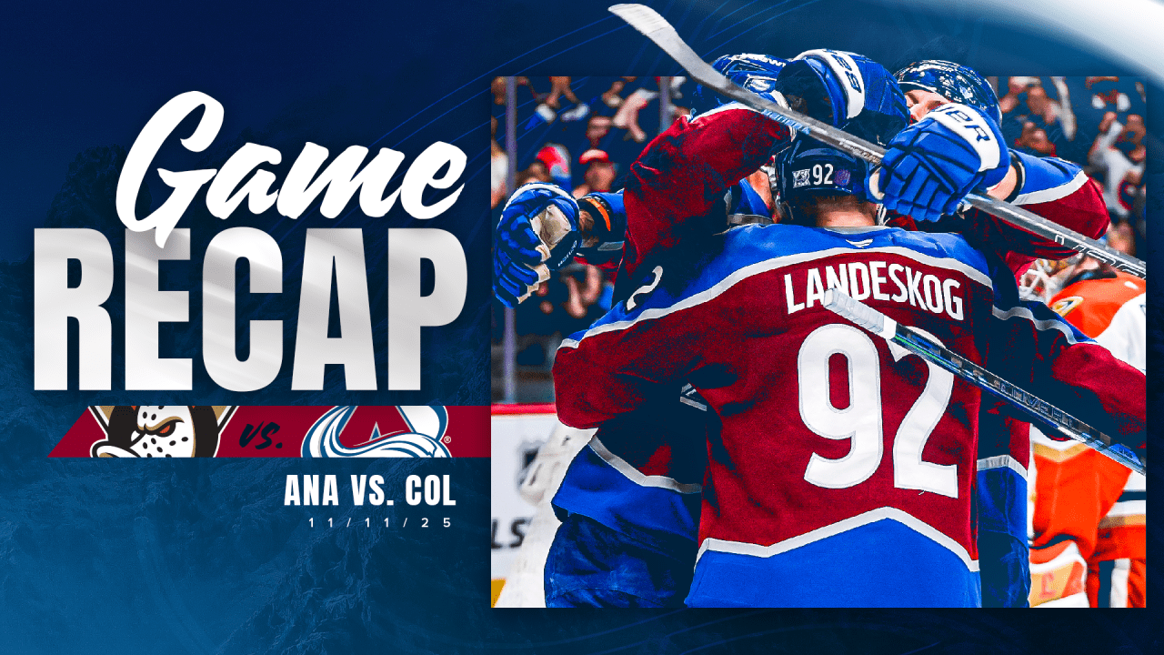 Landeskog's First Regular-Season Goal in 1,347 Days is the Game