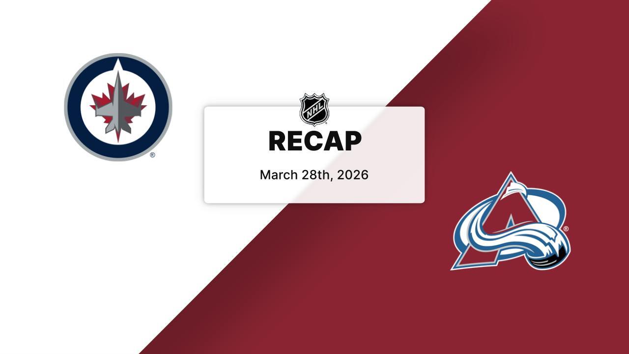 WPG at COL | Recap | NHL.com