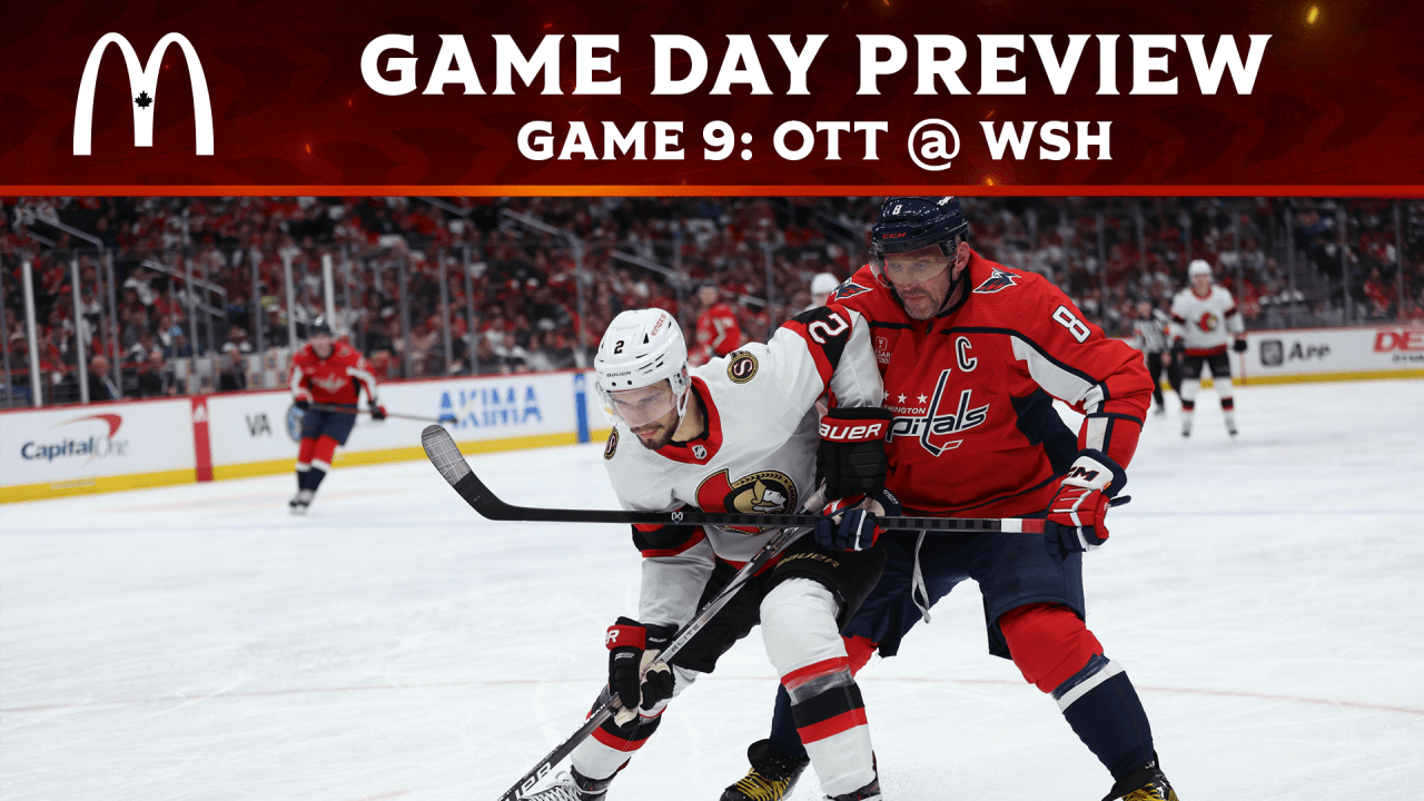 Sens travel to Washington for first meeting of the year | Ottawa Senators