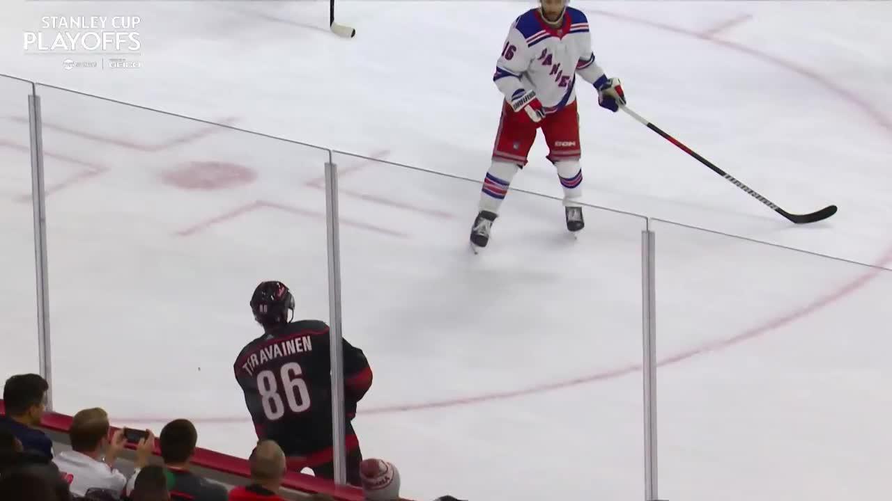 NYR@CAR: Skjei scores goal against Igor Shesterkin | Carolina Hurricanes