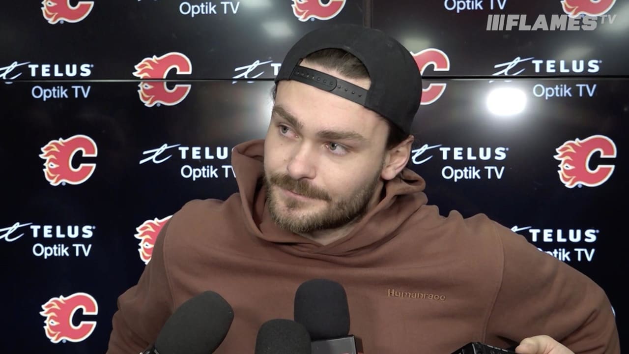 Pregame Andersson 27.12.23 Calgary Flames