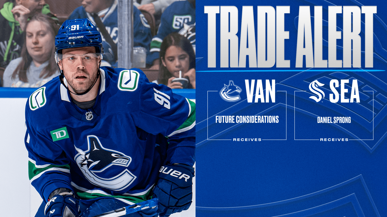 Canucks Trade Forward Daniel Sprong to Seattle | Vancouver Canucks