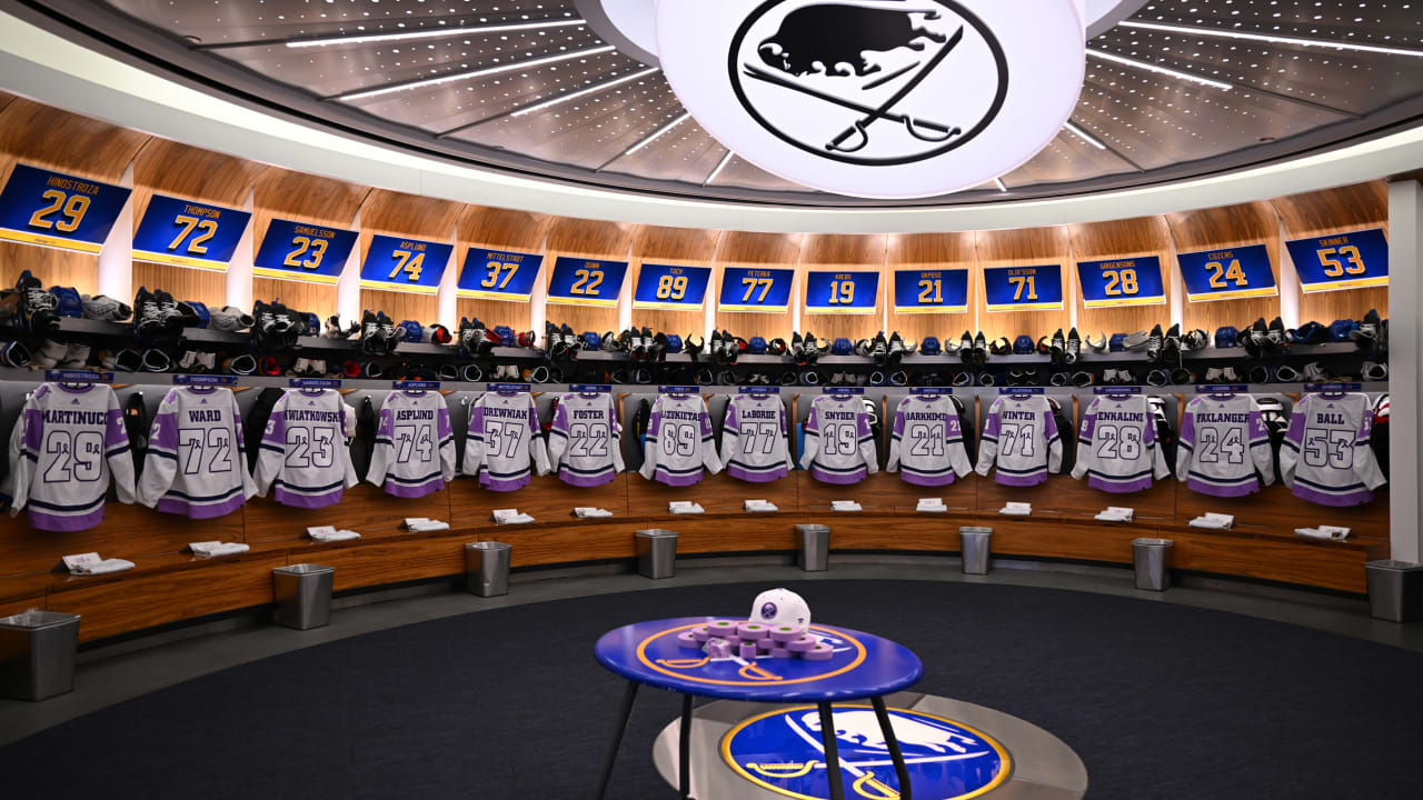 Buffalo Sabres on X: Tonight's #HockeyFightsCancer warmup jerseys