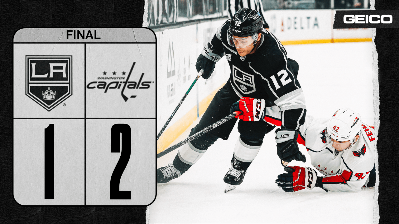 11/29 FINAL - Kings 1, Capitals 2 | Los Angeles Kings