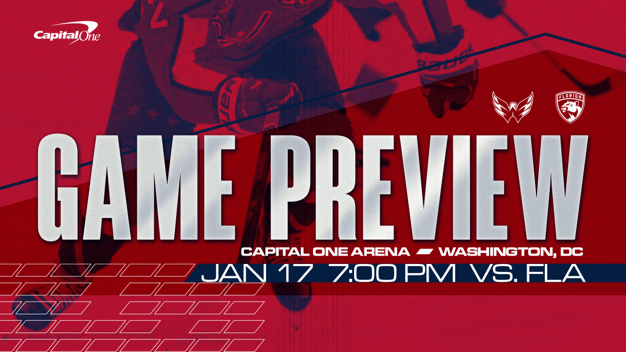 Caps Face Florida in Homestand Finale | Washington Capitals