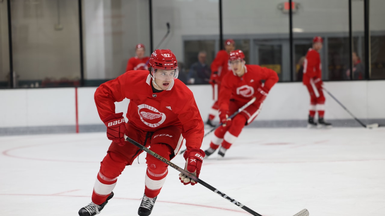Marco Kasper excited for first NHL Prospect Tournament with Red Wings Detroit Red Wings