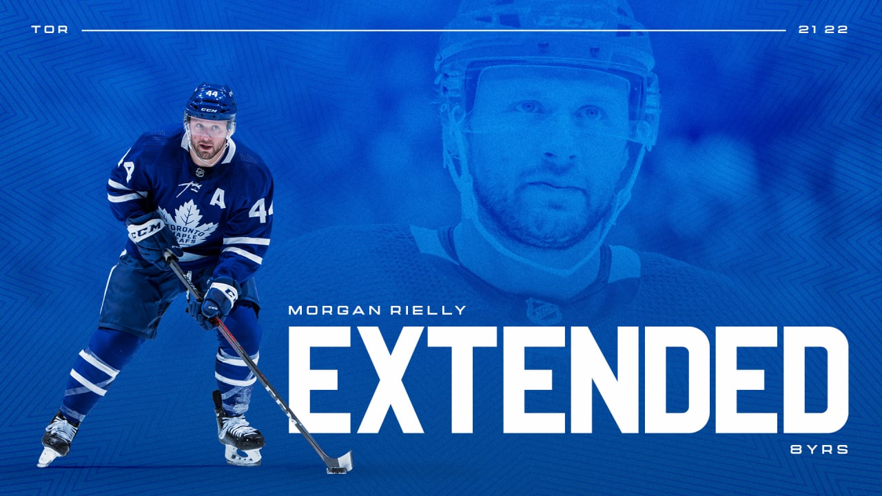 Maple Leafs Sign Morgan Rielly To Eight-year Contract Extension