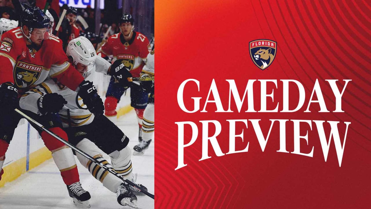 PREVIEW: Bennett a game-time decision as Panthers visit Bruins for Game ...