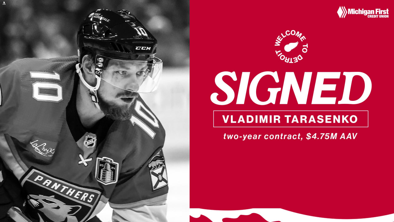 Red Wings sign Vladimir Tarasenko to two-year contract | Detroit Red Wings