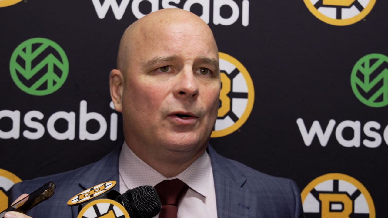 Press Room: Jim Montgomery | Boston Bruins