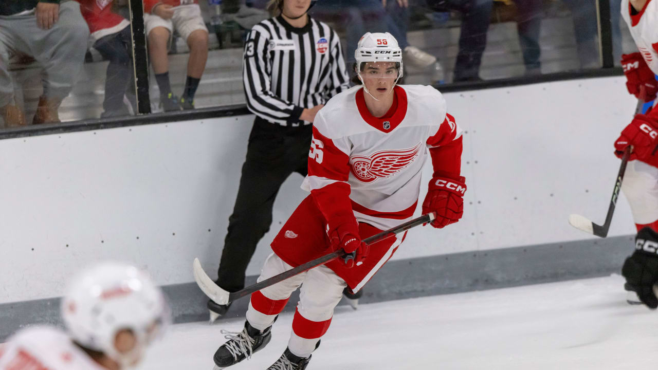 Red Wings rookie sets fastest lap record at NHL skills competition