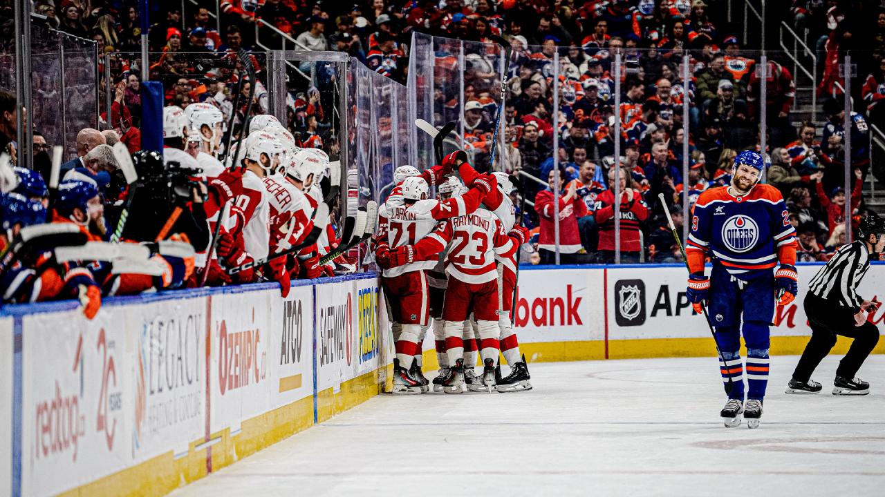 RECAP: Lyon makes season-high 45 saves in Red Wings’ 3-2 shootout win over Oilers  | Detroit Red Wings