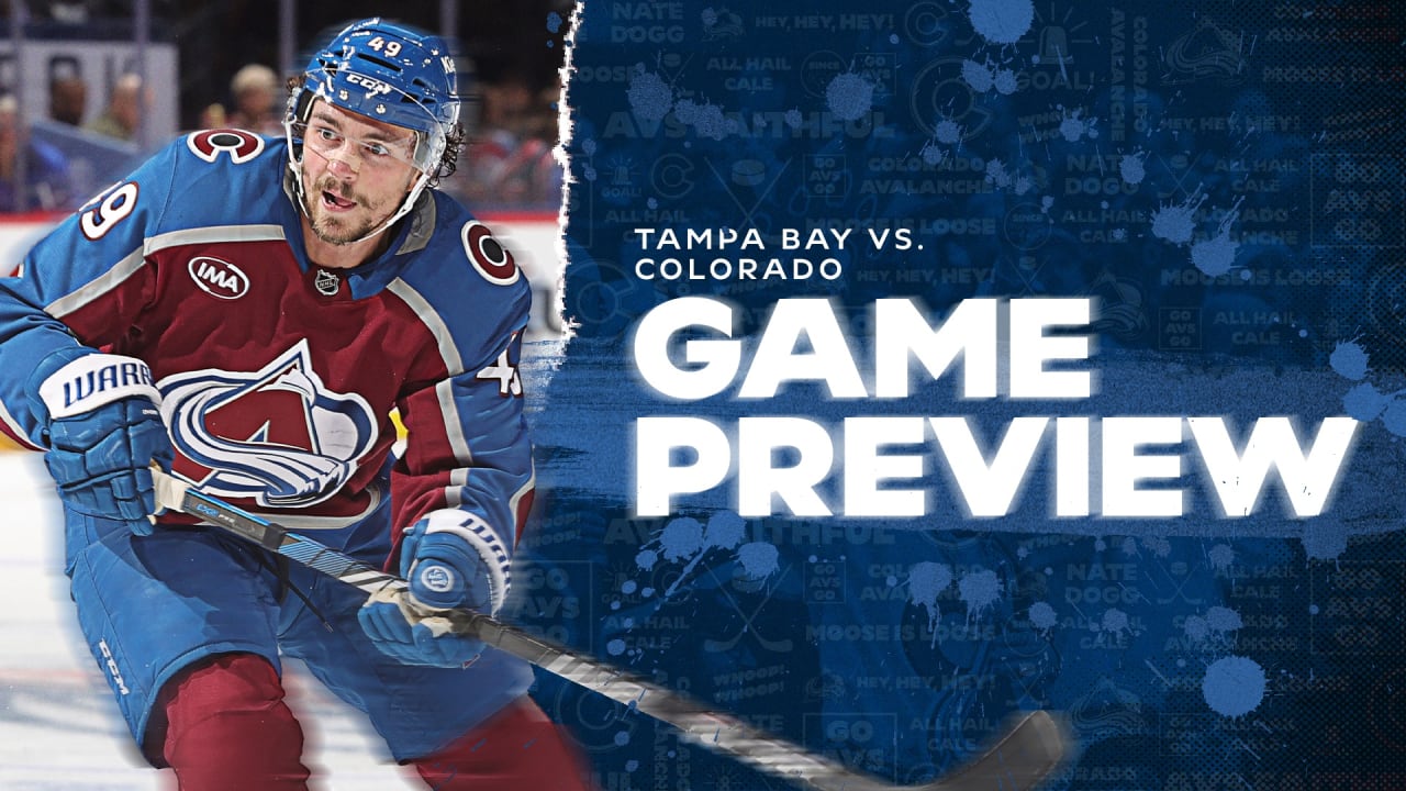 It’s against Tampa Bay | Colorado avalanche