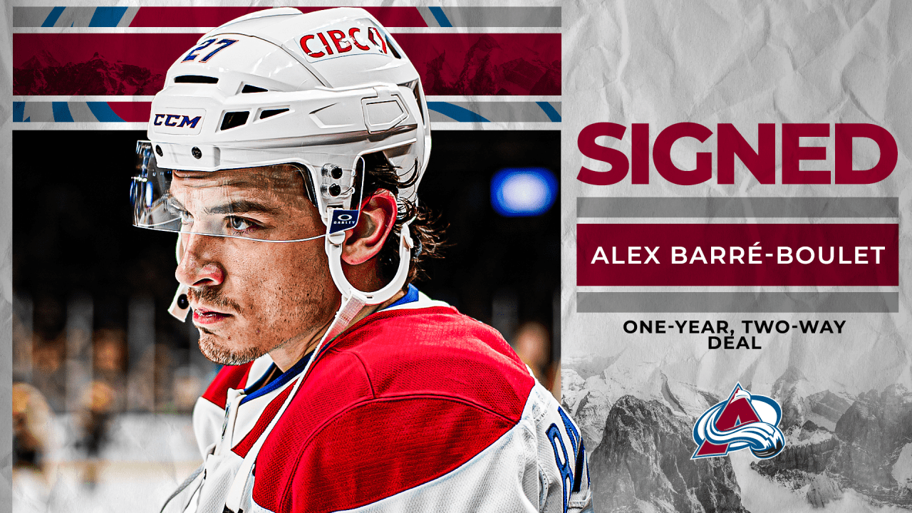 Avalanche Sings Barre-Boulet | Colorado Avalanche