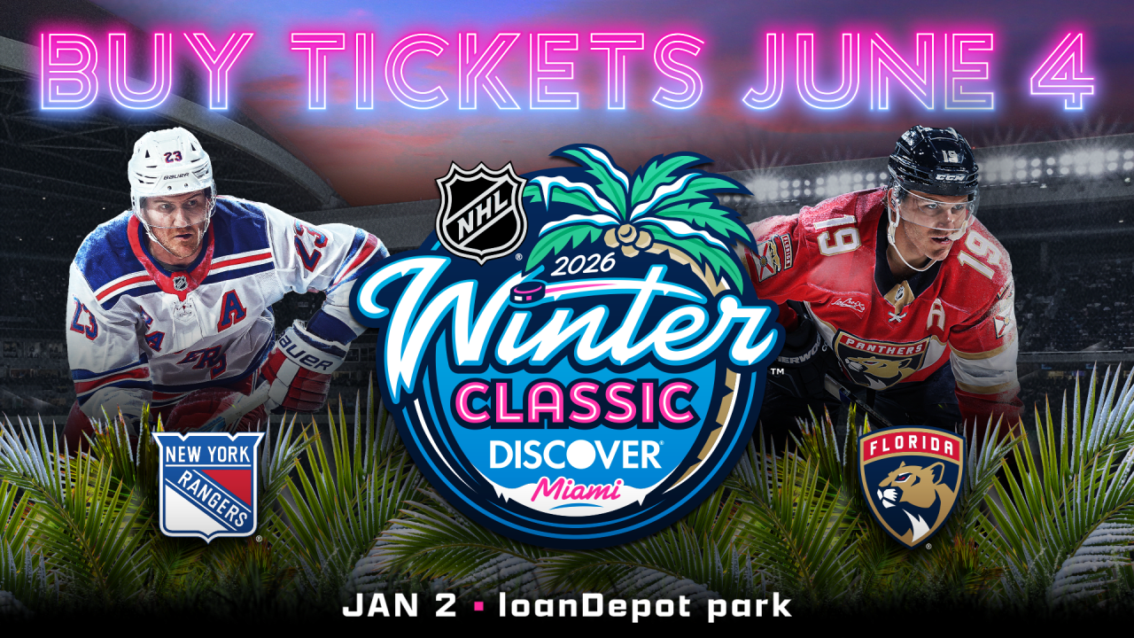 National Hockey League & Florida Panthers Announce 2026 NHL Winter Classic Tickets Available on Wednesday, June 4 at 10 a.m. (ET) | Florida Panthers
