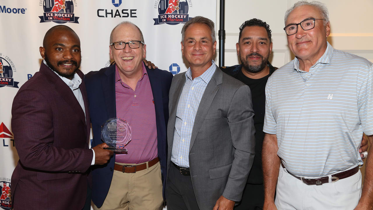 Ledecky and Islanders Honored by Ice Hockey in Harlem New York Islanders