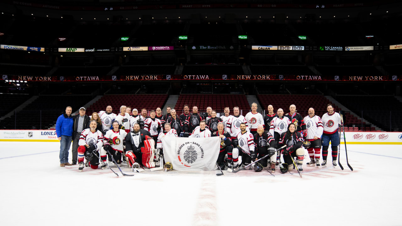 Ottawa Senators Welcome Soldier On Group for 10th Anniversary Visit to CTC
 | Ottawa Senators
