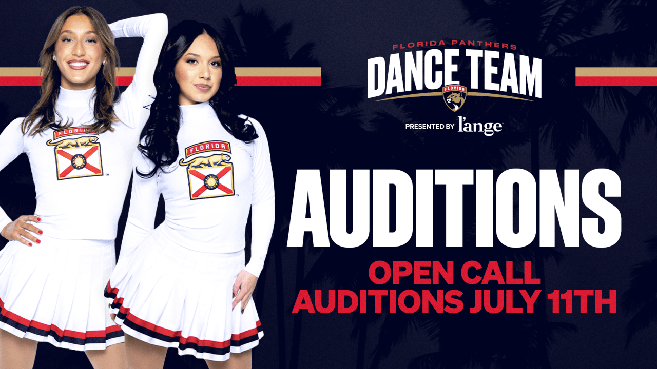 Florida Panthers Announce 2026-27 Dance Team Auditions