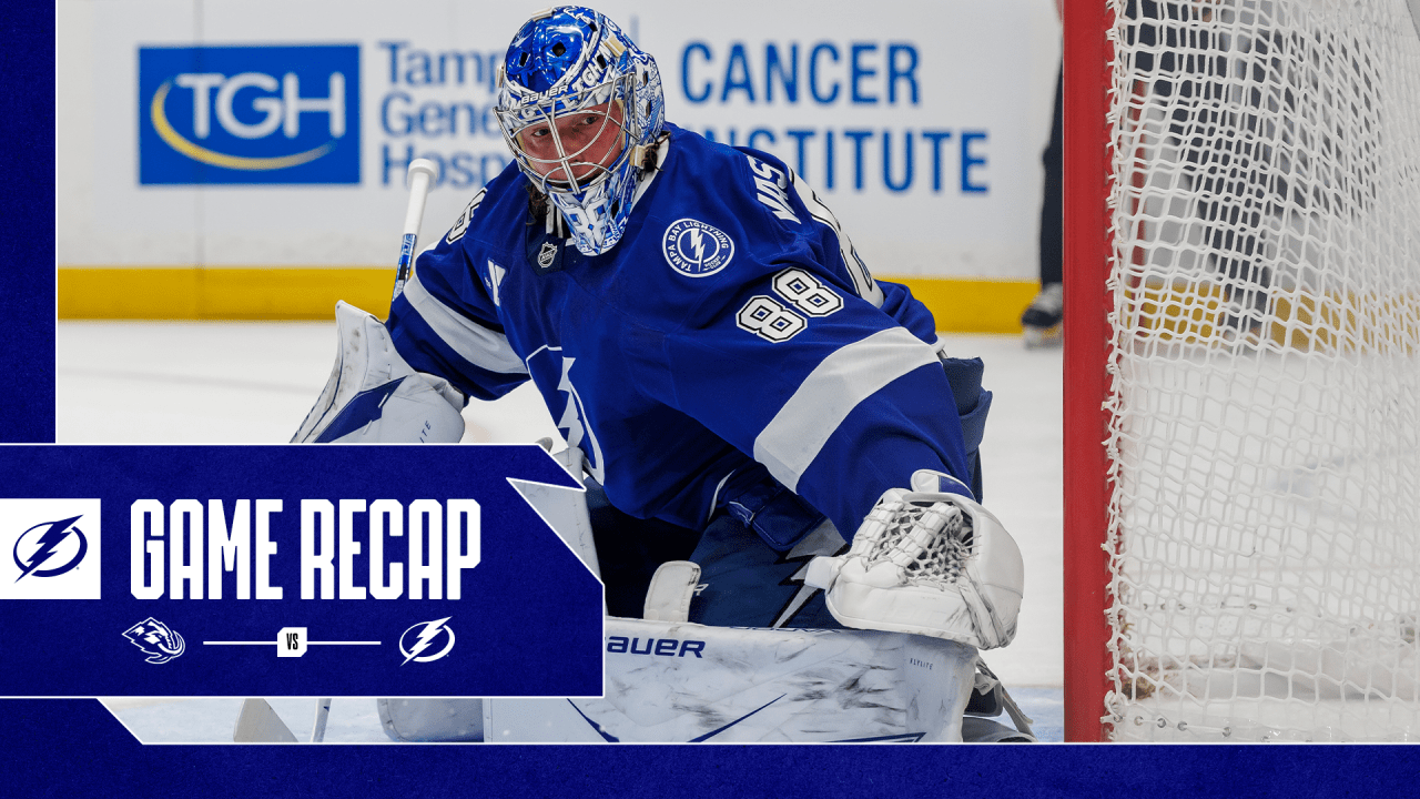 Recap : Lightning 2 , Mammoth 0 | Tampa Bay Lightning
