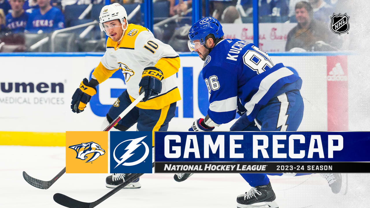 Lightning vs. Predators: Injury Report - October 10