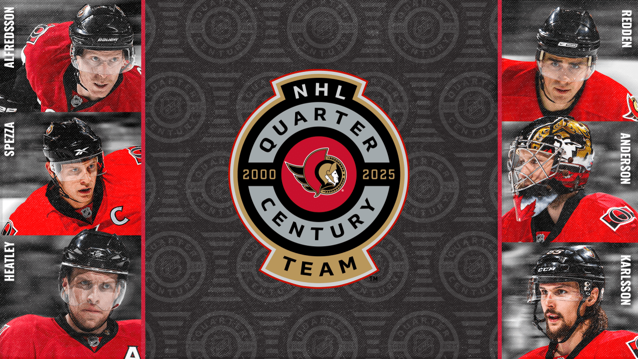 NHL Announces Ottawa Senators Quarter Century Team | Ottawa Senators