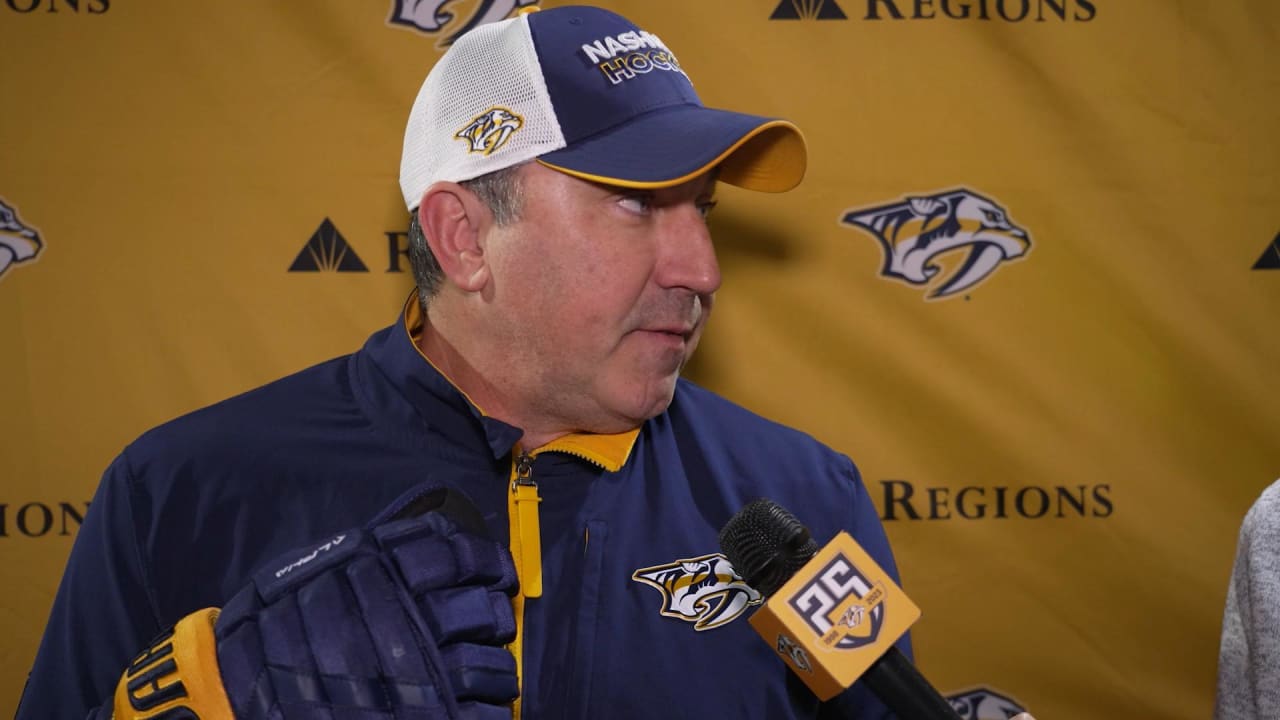 Practice Day: Andrew Brunette | Nashville Predators