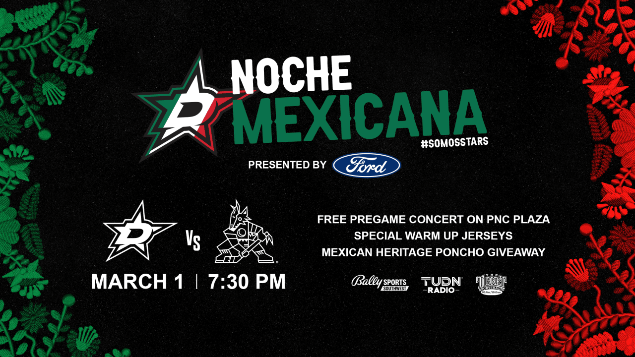 Celebrate Noche Mexicana with the Stars! Dallas Stars