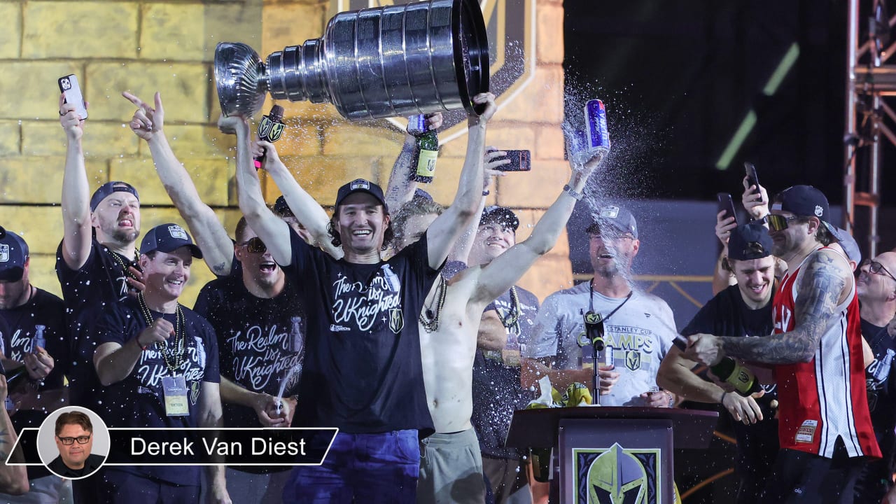 Vegas Golden Knights and fans celebrate 1st NHL championship with parade  and rally