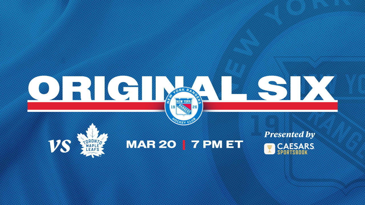 Rangers vs. Maple Leafs: Pregame Notes | New York Rangers