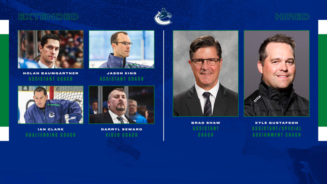 Canucks Announce Coaching Staff Updates Vancouver Canucks