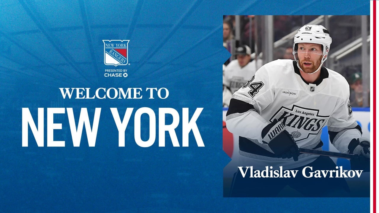 Rangers Agree to Terms with Vladislav Gavrikov | New York Rangers