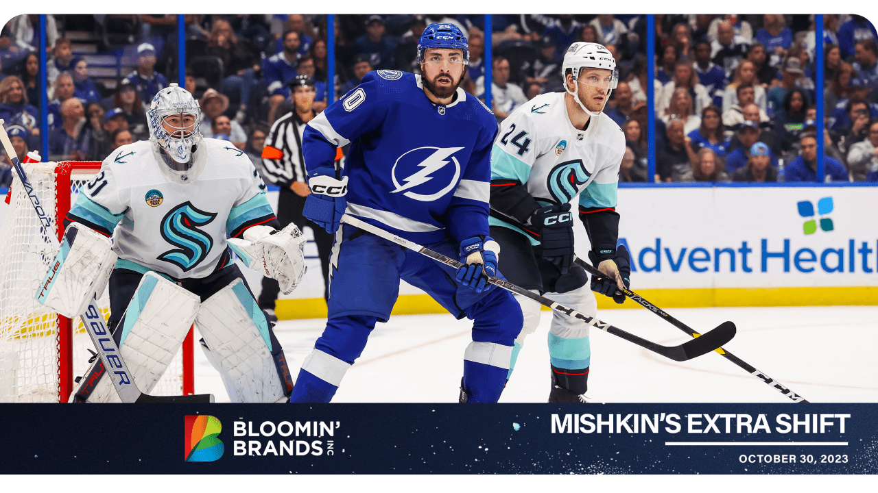 Mishkin's Extra Shift Kraken 4, Lightning 3 OT Tampa Bay Lightning